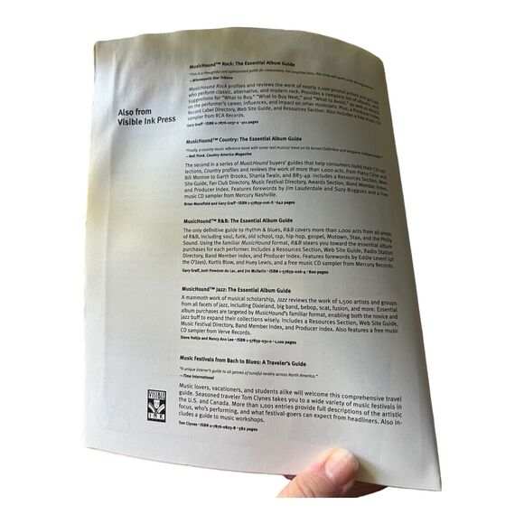 MusicHound Blues: The Essential Album Guide by Schuller, Tim - Picture 8 of 8